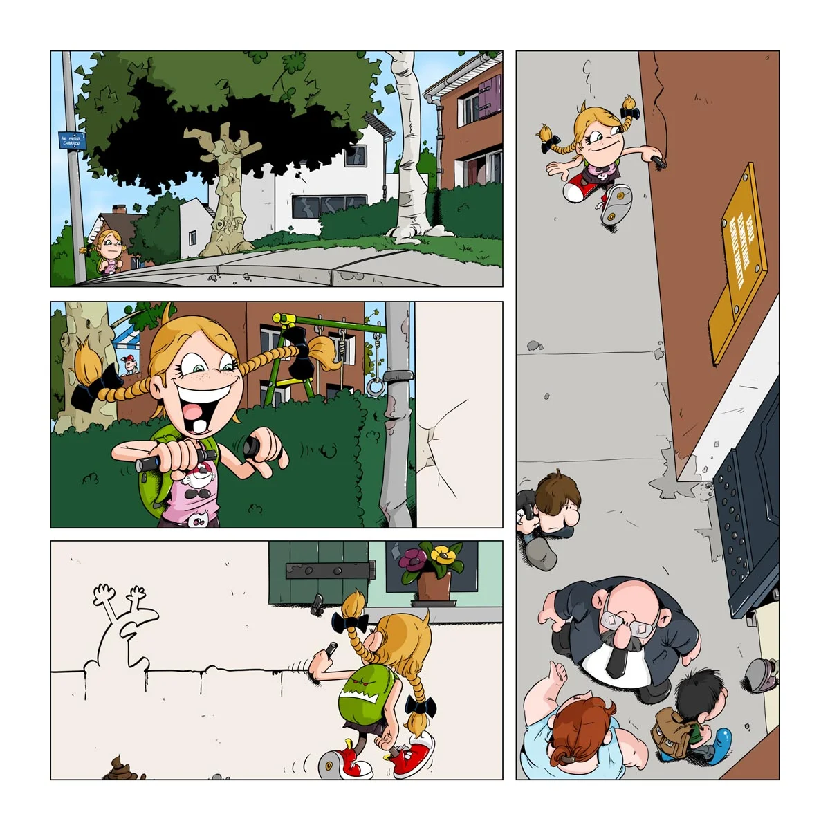 Thérébentine décide d'embellir les murs de la ville