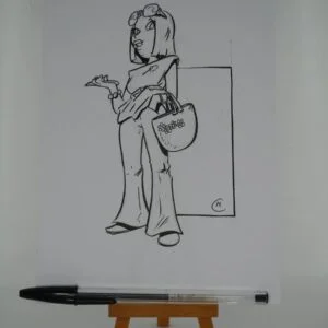 Dessin ayant servi pour le compte Instagram de Circé