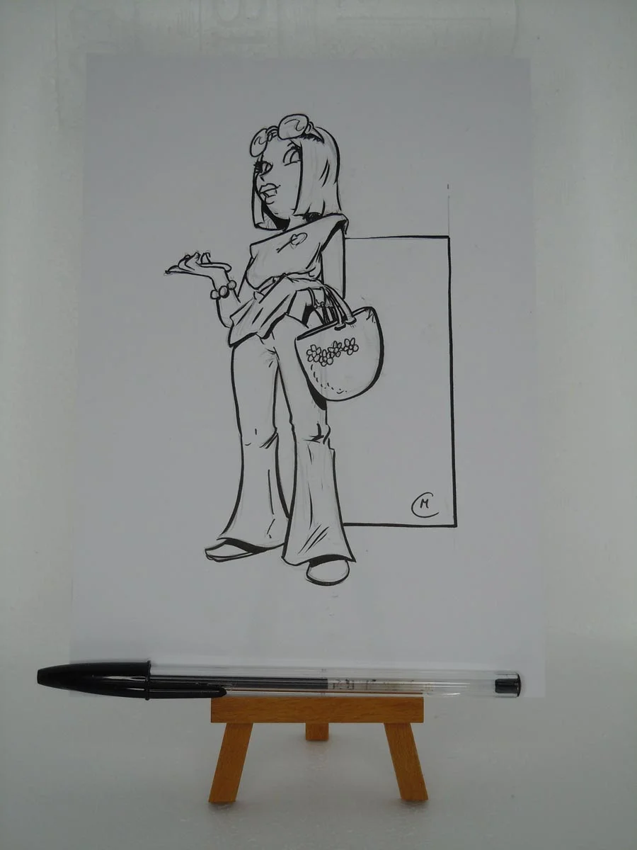 Dessin ayant servi pour le compte Instagram de Circé