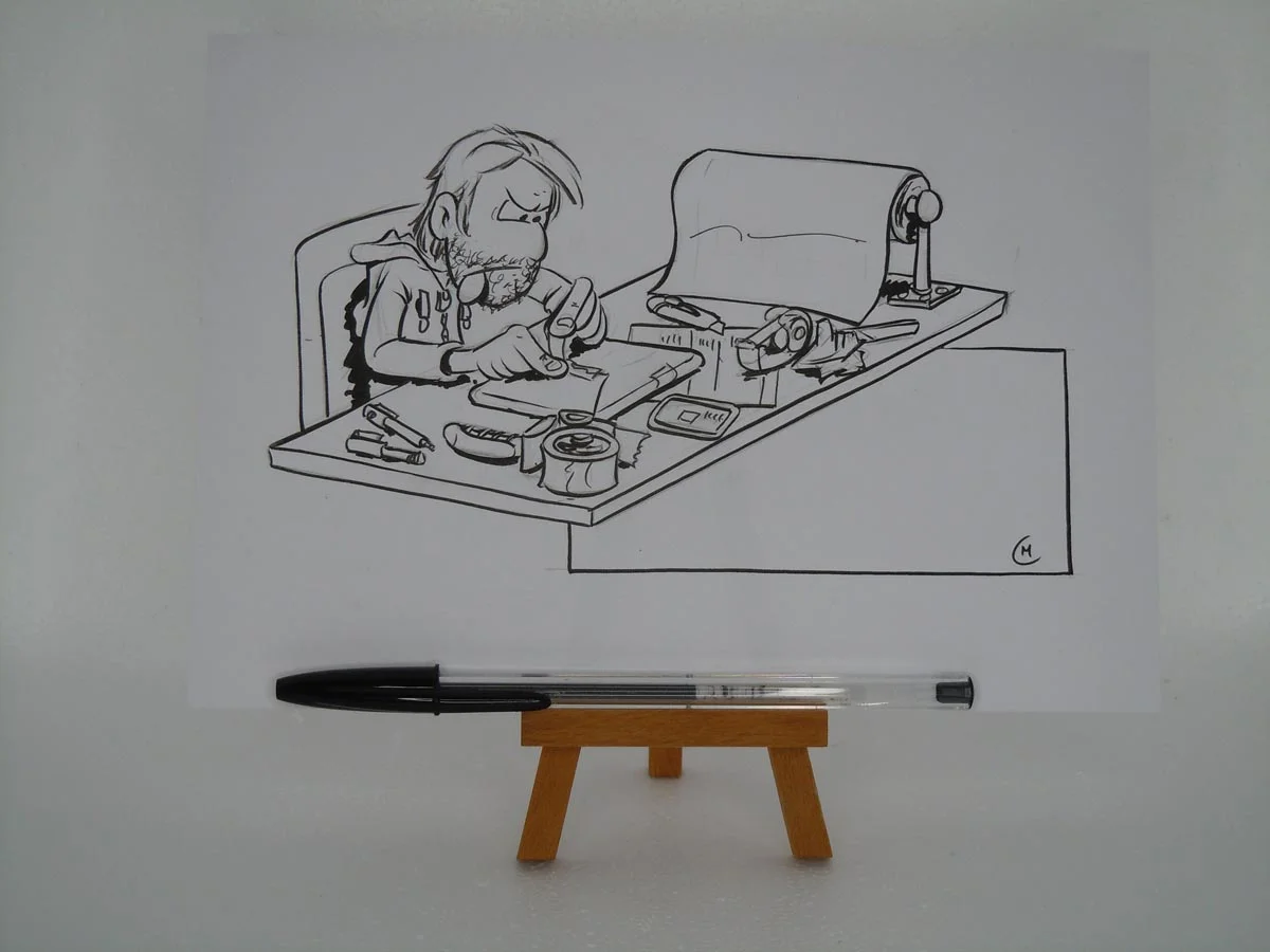 Dessin ayant servi à illustrer un article sur le site www.marcelchampion.com