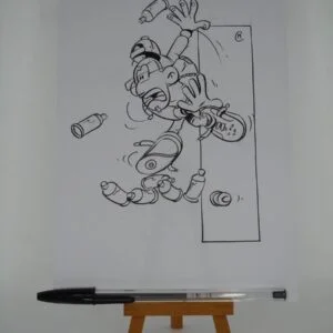 Dessin ayant servi à illustrer un blog sur le site www.marcelchampion.com