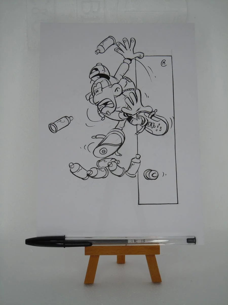 Dessin ayant servi à illustrer un blog sur le site www.marcelchampion.com