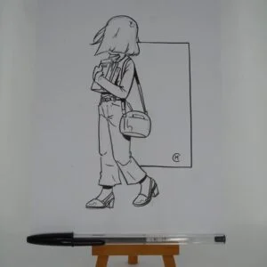 Dessin ayant servi pour le compte Instagram de Circé.