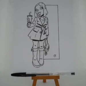 Dessin ayant servi pour le compte Instagram de Circé.