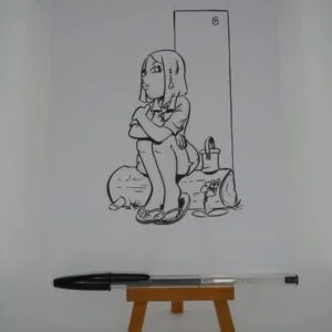 Dessin ayant servi pour le compte Instagram de Circé.