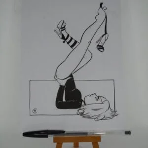 Dessin ayant servi pour le compte Instagram de Circé.
