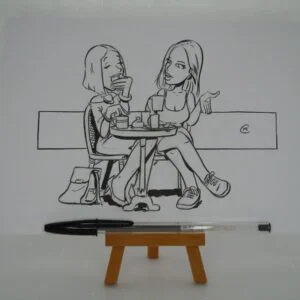 Dessin ayant servi pour le compte Instagram de Circé.