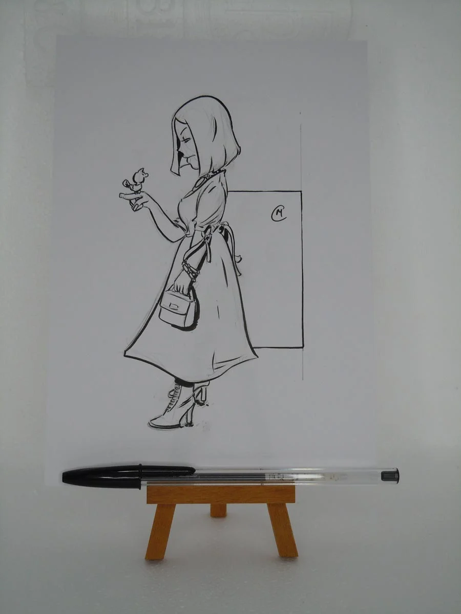 Dessin ayant servi pour le compte Instagram de Circé.