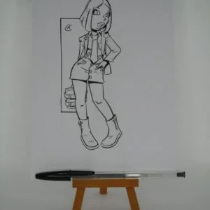 Dessin ayant servi pour le compte Instagram de Circé.