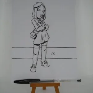 Dessin ayant servi pour le compte Instagram de Circé.