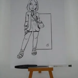 Dessin ayant servi pour le compte Instagram de Circé.
