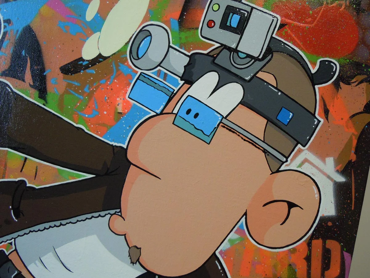 Gros plan sur le visage du personnage de Wilfried.