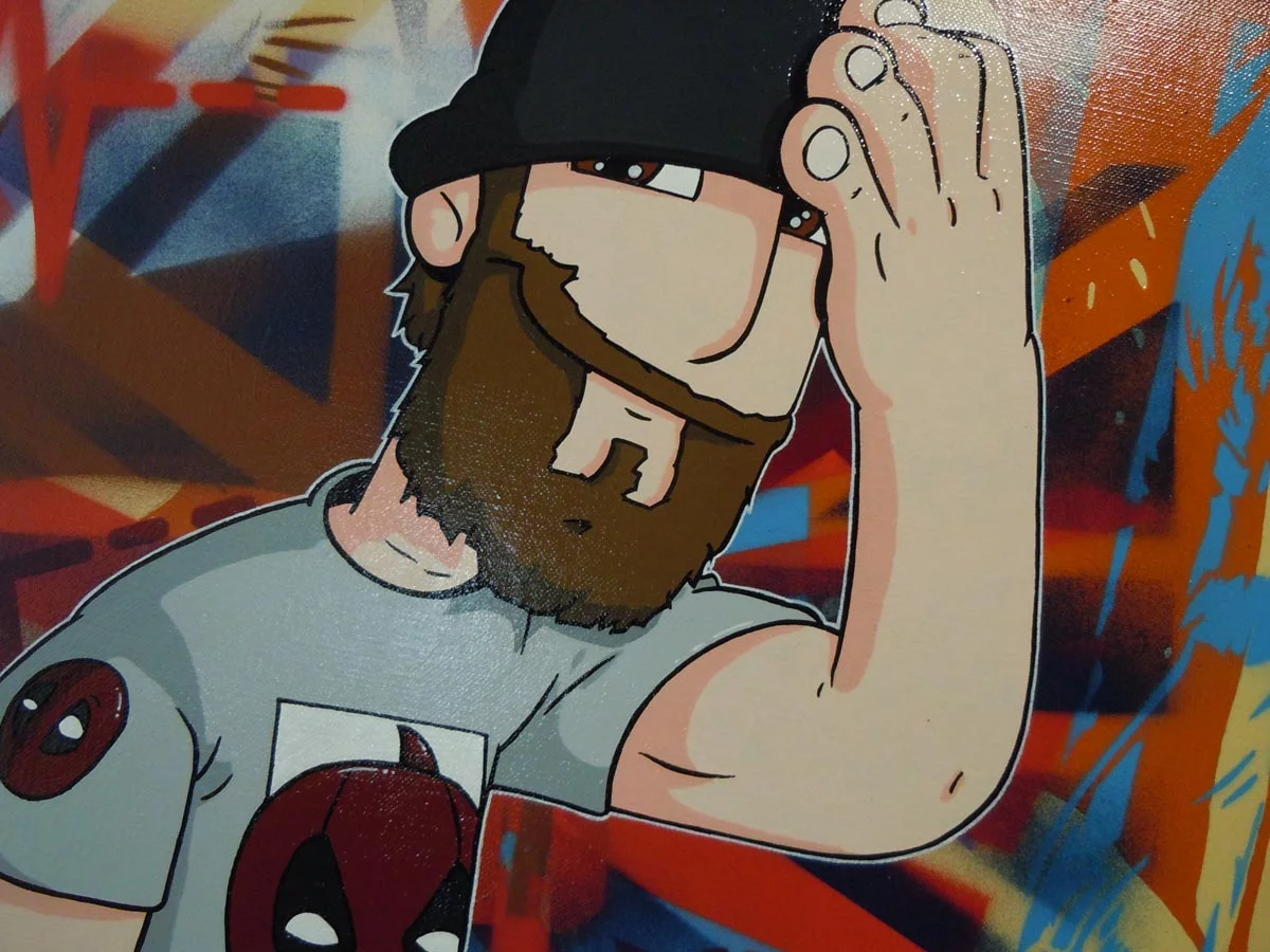 Gros plan sur le visage du personnage d'Andy.